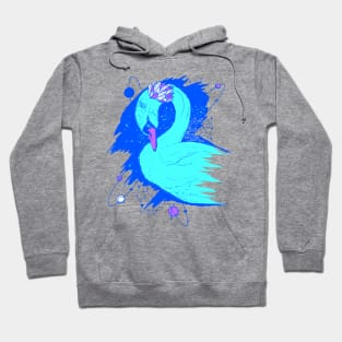 Blue Swan Among The Stars Hoodie